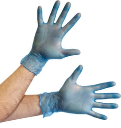Chemsplash Versa Vinyl Disposable Gloves Powder Free, Style 4050 Medium:Personal